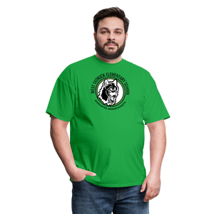 West Tatnuck Elementary Adult T-Shirt 008 - bright green