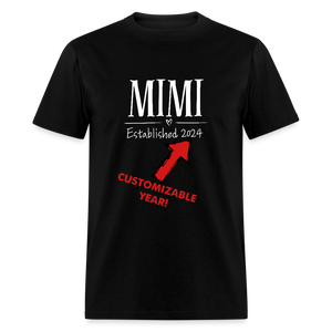 Mimi Customizable Unisex T-Shirt - Black