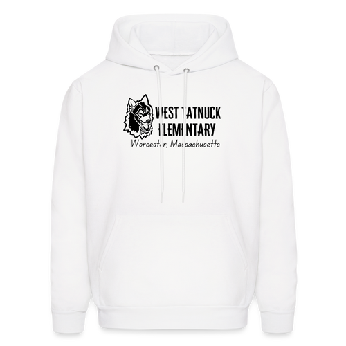 West Tatnuck Elementary Adult Hoodie 058 - white