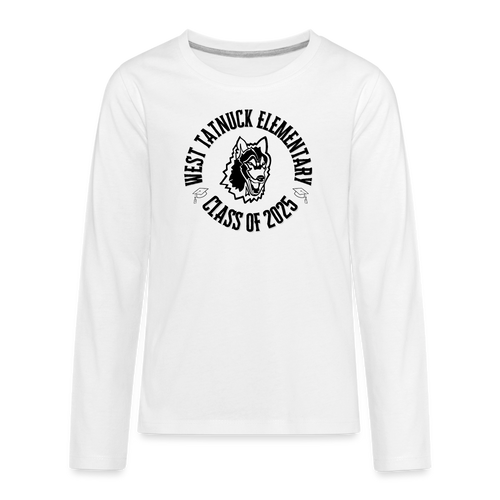 West Tatnuck Elementary KIDS Long Sleeve 045 - white