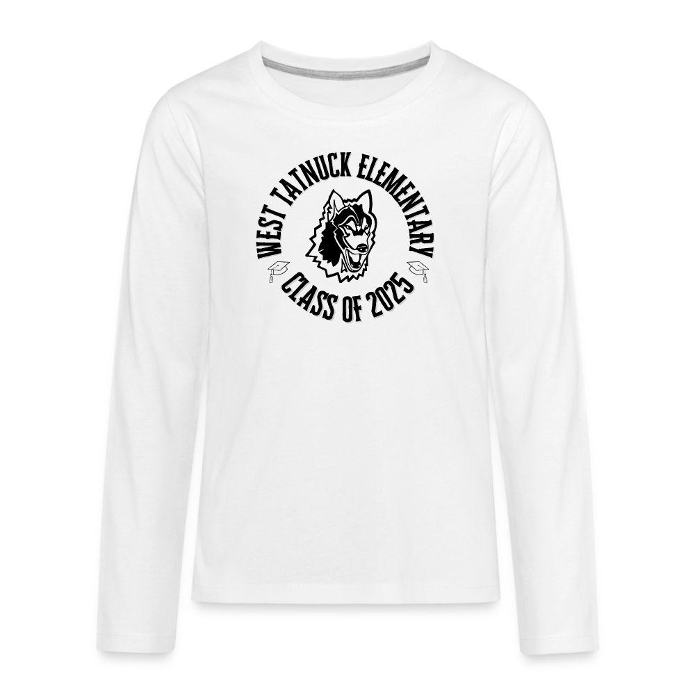 West Tatnuck Elementary KIDS Long Sleeve 045 - white