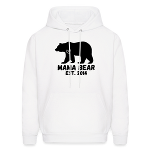 Mama Bear Customizable Hoodie - White - white