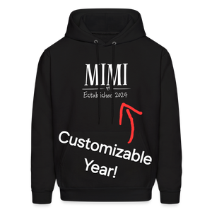 Mimi Customizable Hoodie - Black