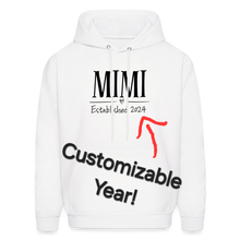 Load image into Gallery viewer, Mimi Customizable Hoodie - White