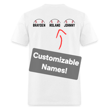 Load image into Gallery viewer, Baseball Mom 2 Customizable Unisex T-Shirt White