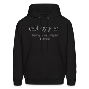 Callipygian Hoodie - Black - black