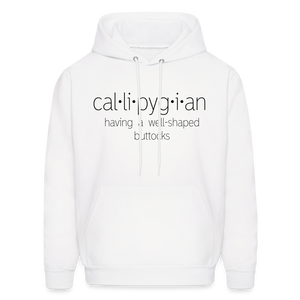 Callipygian Hoodie - White - white