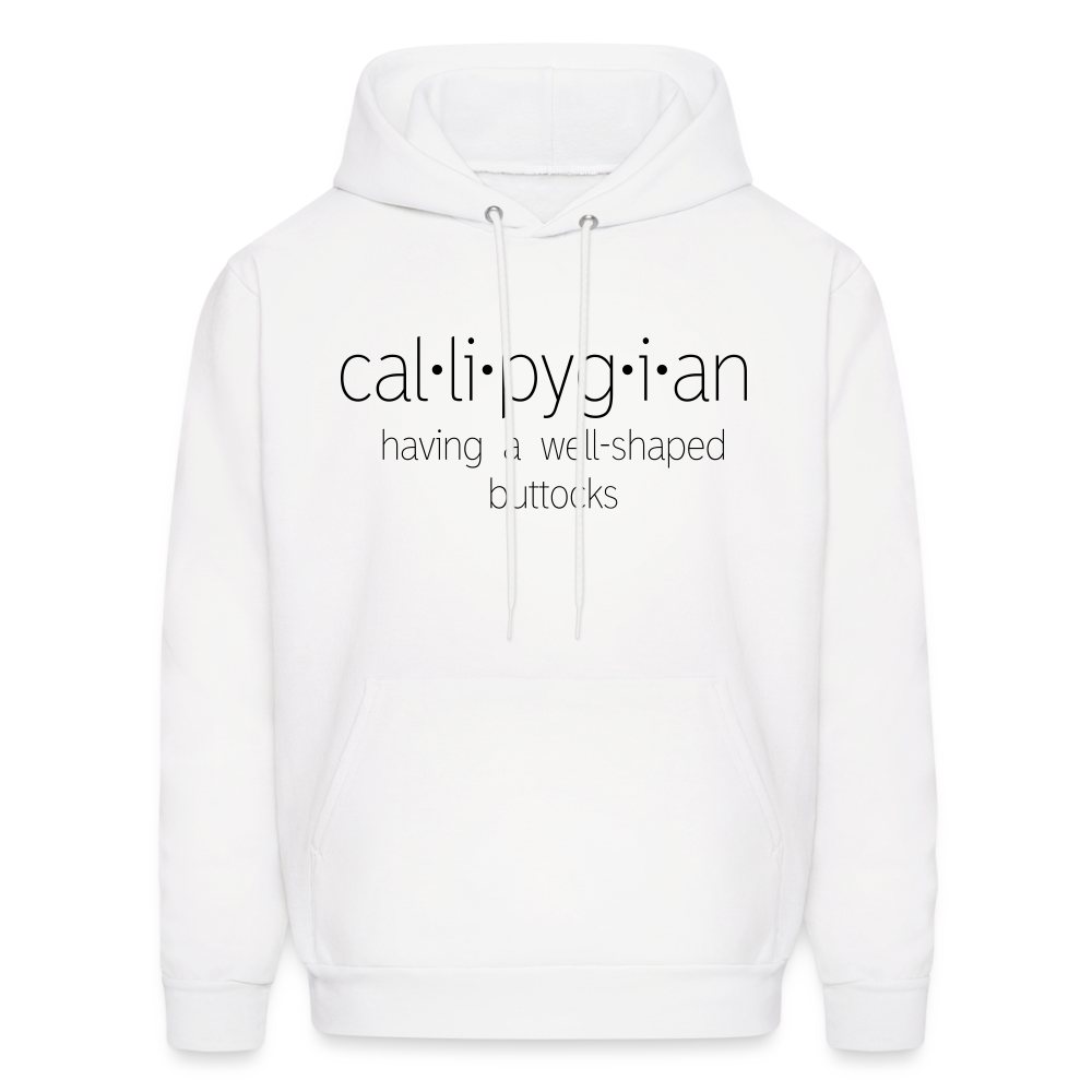 Callipygian Hoodie - White - white