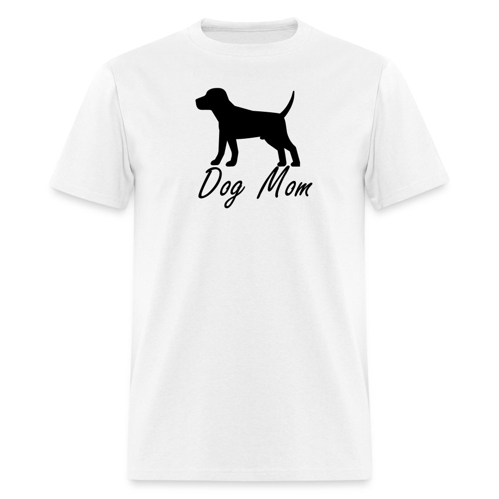 Dog Mom T-Shirt (Unisex) - White - white