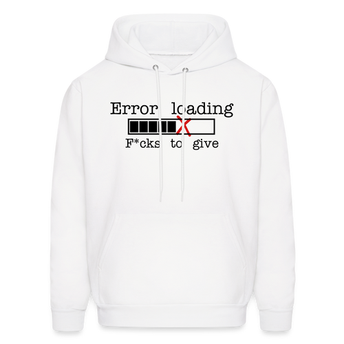 Error Loading Hoodie - White - white