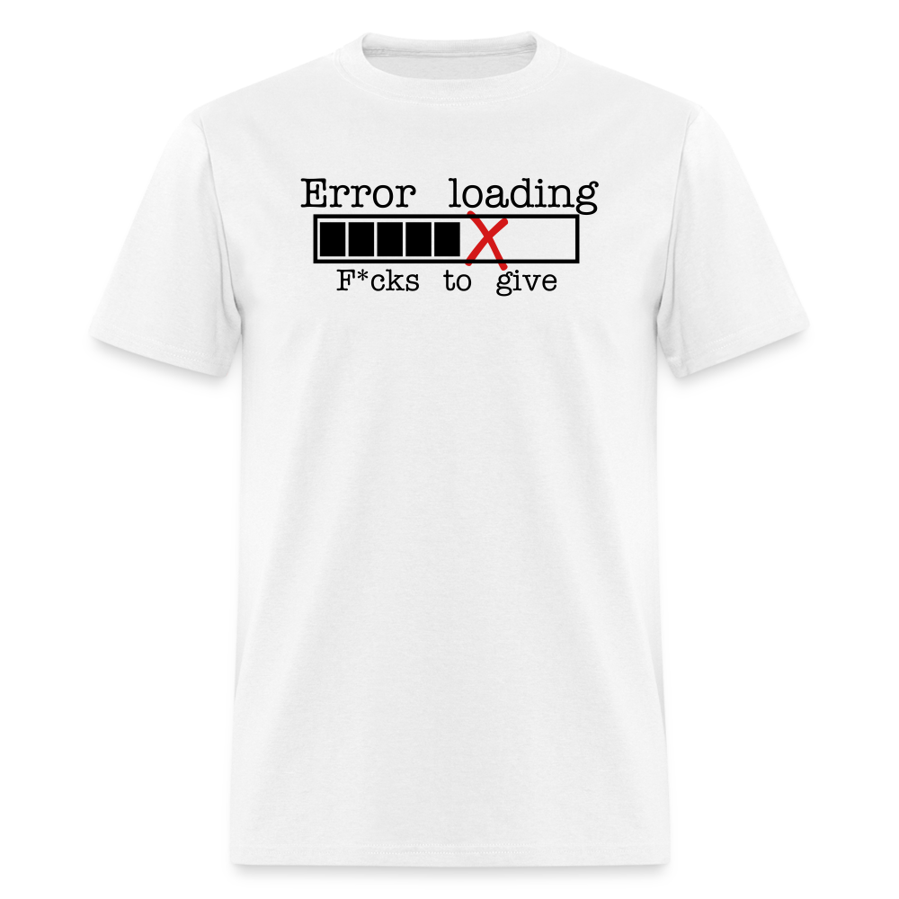 Error Loading T-Shirt (Unisex) - White - white