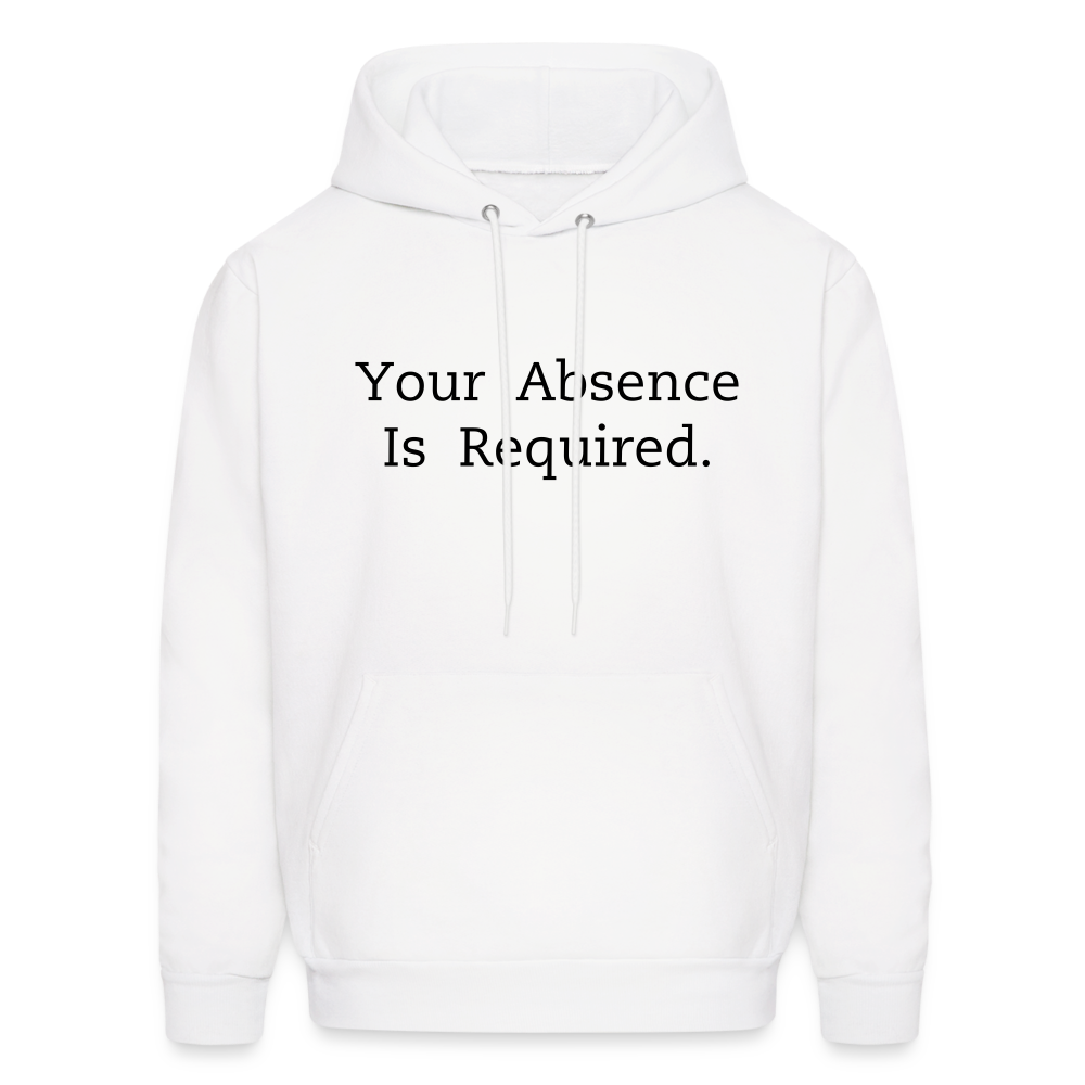 Your Absence Is Required Hoodie - White - white