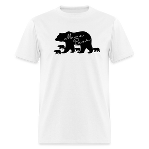 Mama Bear 4 Babies Unisex T-Shirt-white - white