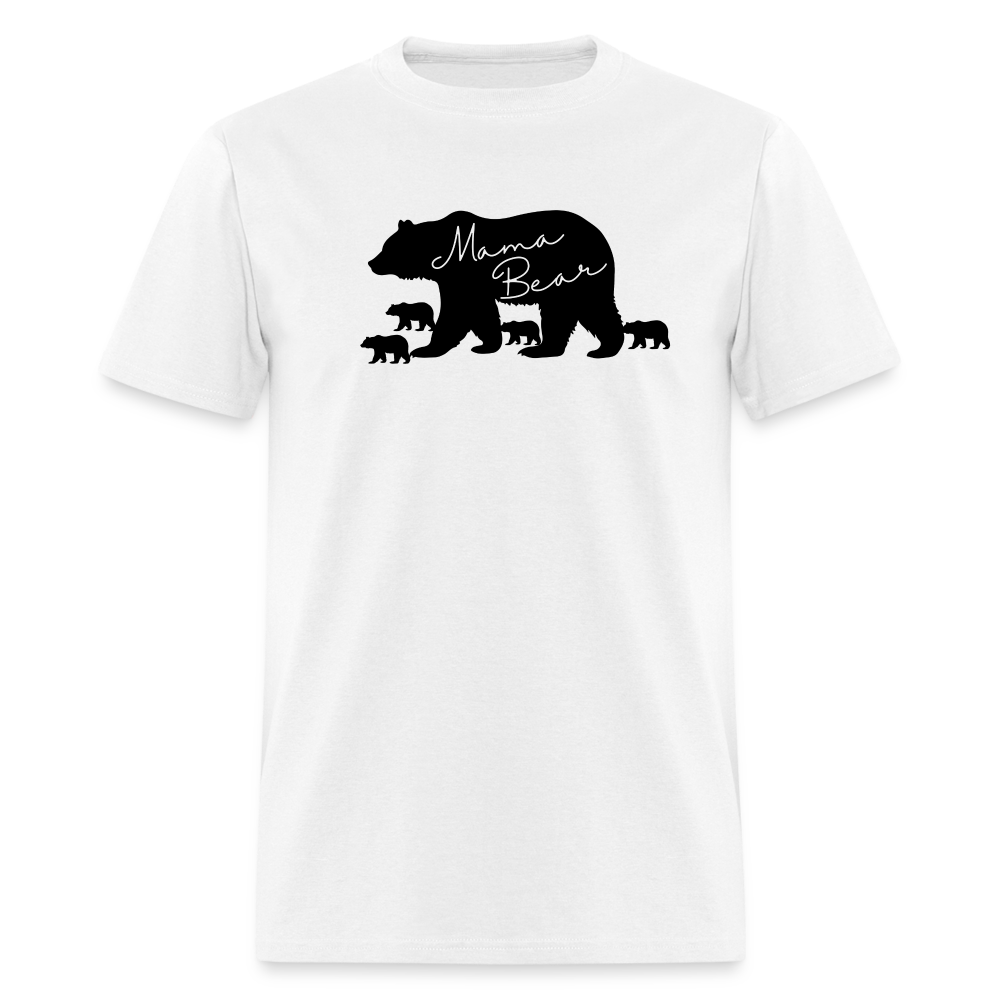 Mama Bear 4 Babies Unisex T-Shirt-white - white