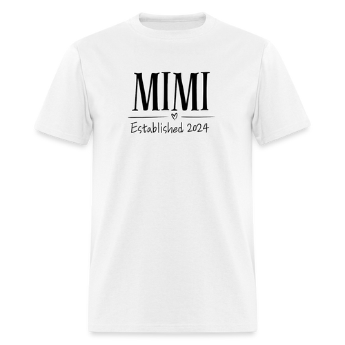 Mimi Unisex Customizable T-Shirt - White - white