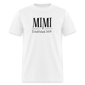 Mimi Unisex Customizable T-Shirt - White - white