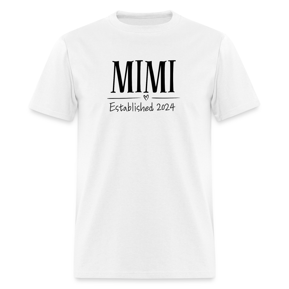 Mimi Unisex Customizable T-Shirt - White - white