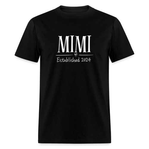 Mimi Customizable Unisex T-Shirt - Black - black