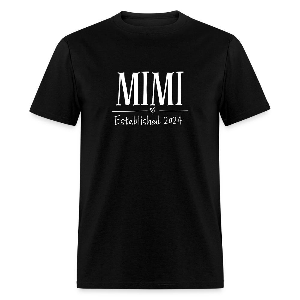 Mimi Customizable Unisex T-Shirt - Black - black