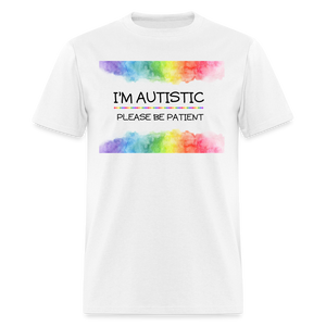 Autism Unisex Adult T-Shirt - white