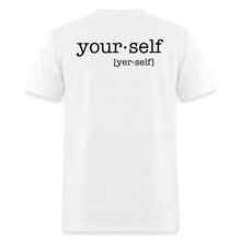 Load image into Gallery viewer, Liberate Yourself Unisex T-Shirt - white - white