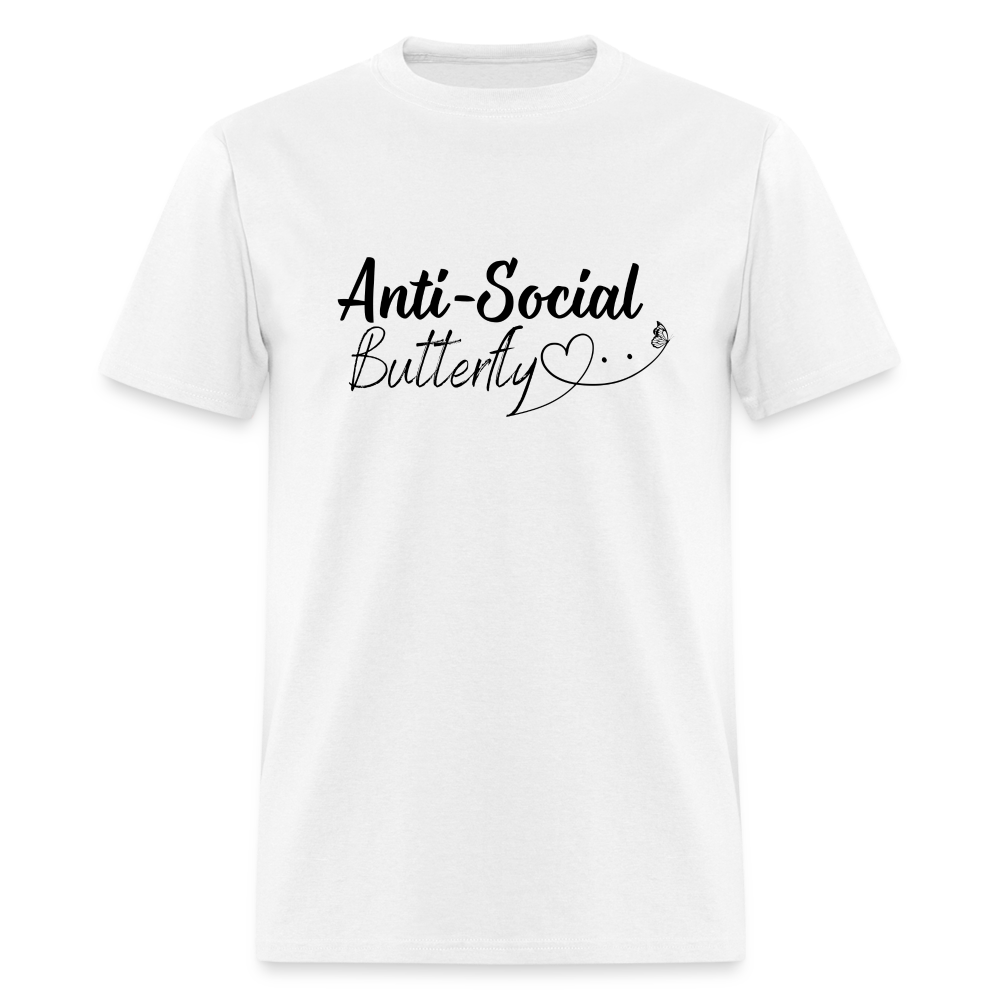 Anti-Social Unisex Classic T-Shirt - White - white